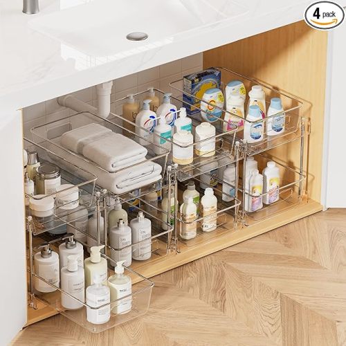 Vtopmart 4 Pack Bathroom Organizer