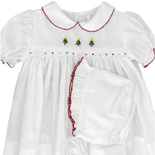 Christmas Embroidered Dress