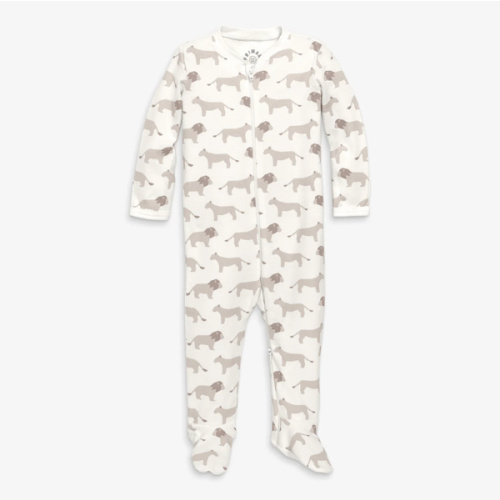 The baby organic zip footie | Primary.com
