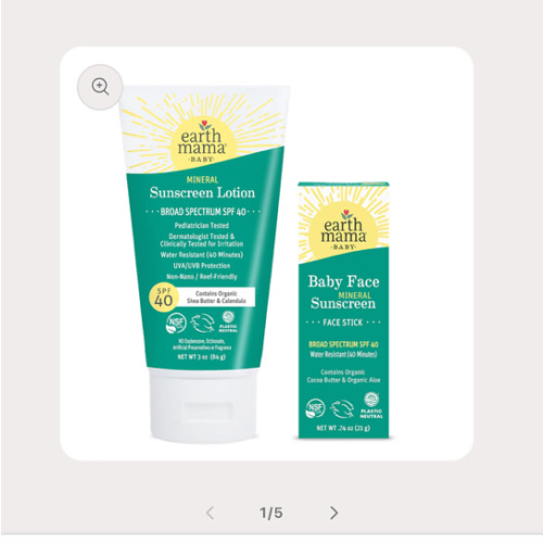 Twice as Nice Baby Mineral Sunscreen Set