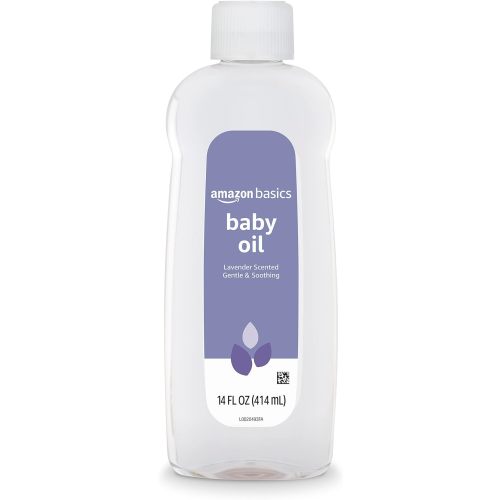 Amazon Basics Baby Oil, Lavender Scented, 14 Fluid Ounce, 1-Pack (Previously Solimo) - 14 Fl Oz (Pack of 1)