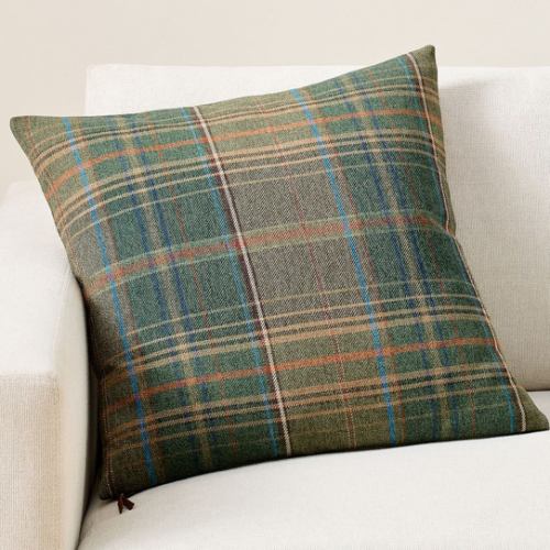 Woodrow Plaid Pillow | Pottery Barn