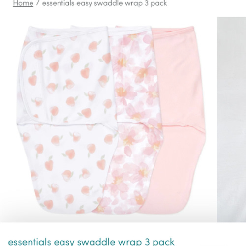 Garden Floral Easy Swaddle No Zipper 0-3M | aden + anais