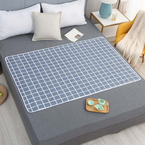 Wzzjkit Washable Pee Pads for Adults, 59" x 39" - Heavy Absorbency Reusable Incontinence Bed Pads for Kids Adults Elderly and Pet - Waterproof Protective Pad for Bed Couch Sofa Furniture Floor