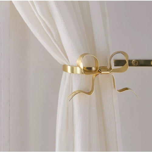 Marina Bow Curtain Tie-Back Set