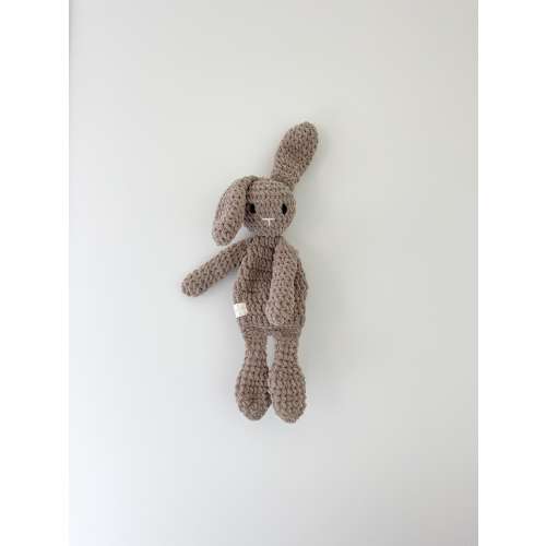 Crochet bunny. Brown crochet bunny. Crochet animal. Snuggle toy. Bunny. Baby lovey.