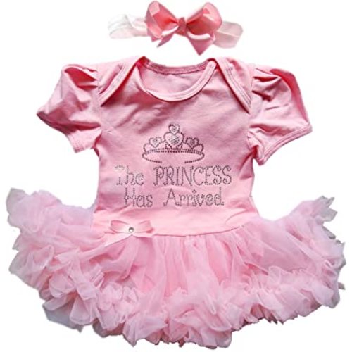 Kirei Sui Baby The Princess Has Arrived Bodysuit Tutu Small Pink
