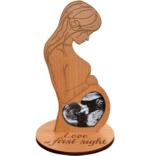 Heart's Sign Sonogram Photo Frame - Mothers Day Gifts for Expecting Moms | Pregnant Wife Gift From Husband | Gifts for Pregnant Women Mom to be