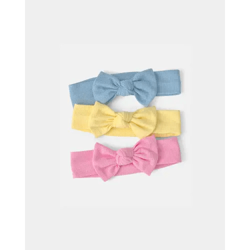 Baby Girl 3-Pack Solid Headbands | Carter's