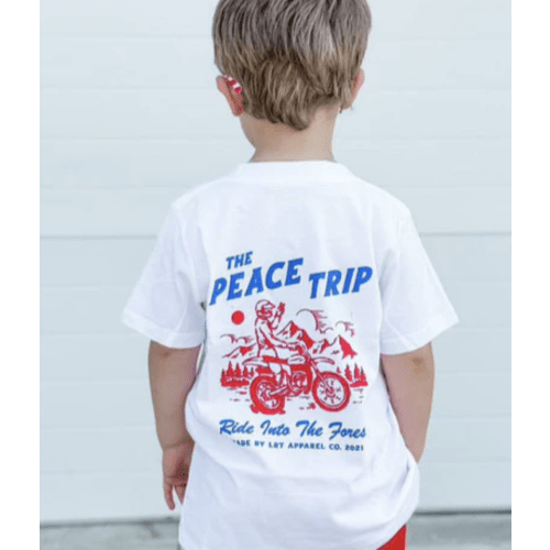 THE PEACE TRIP TEE – LITTLE RAD THINGS