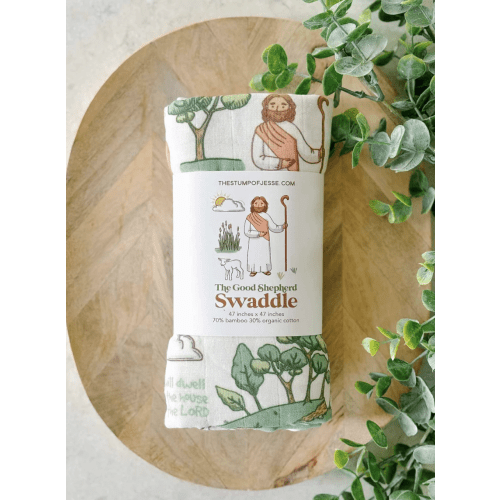 The Good Shepherd Muslin Swaddle