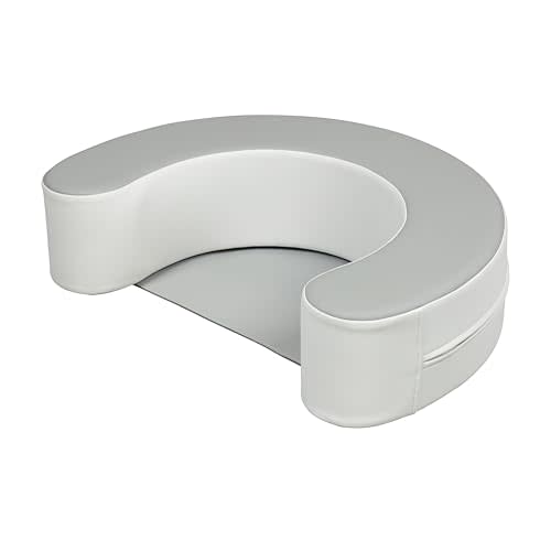 Sit 'n' Support Ring-Shaped Floor Cushion, Baby Seat, Grey/Light Grey, Foam