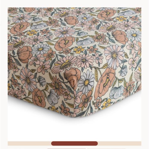 Mushie Extra Soft Muslin Crib Sheet – Babyletto