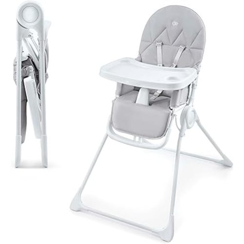 Kinderkraft BINCI Folding High Chair, Light Gray