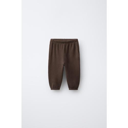 SOFT TOUCH JOGGING PANTS - Brown | ZARA United States