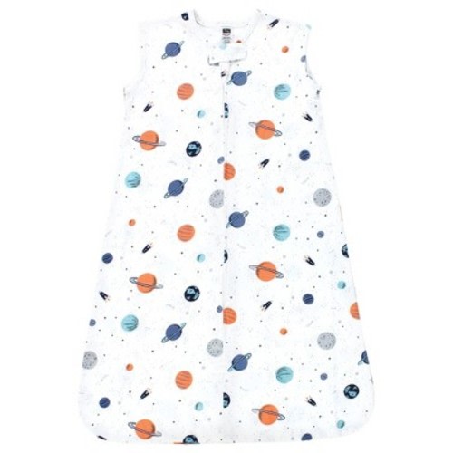 Hudson Baby Cotton Sleeveless Wearable Sleeping Bag, Sack, Blanket, Space, 0-6 Months