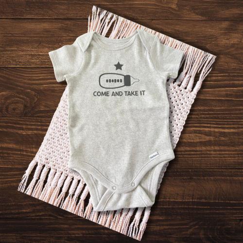 Come and Take it Baby Onesie, Texas baby onesie, Patriotic baby gift, Lone Star State Gift, Texas Pride Gift, Texas Baby