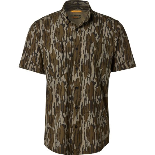 Magellan Outdoors Men's Lightweight Ripstop Button Down Short Sleeve Shirt