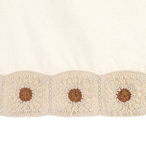 Crochet Vintage Crib Skirt | Crane Baby