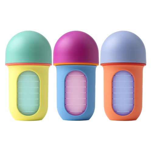 Boon Nursh&nbsp;Bottle 8Oz 3Pk Colour Block