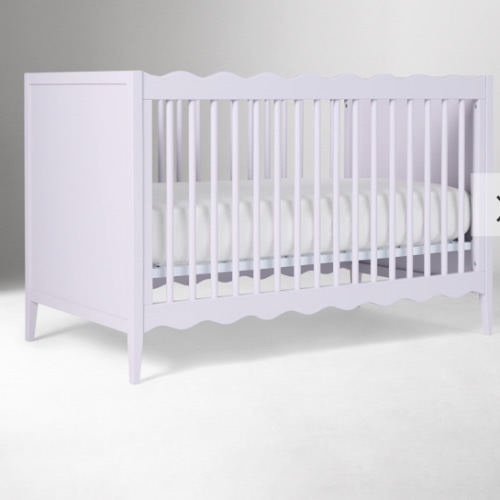 Lilac Daisy Convertible Crib | West Elm