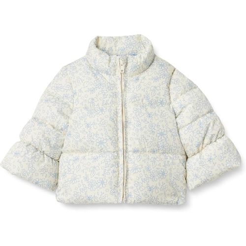 Amazon Essentials x Sofia Grainge Toddlers and Baby Girls' Taffeta Puffer Jacket