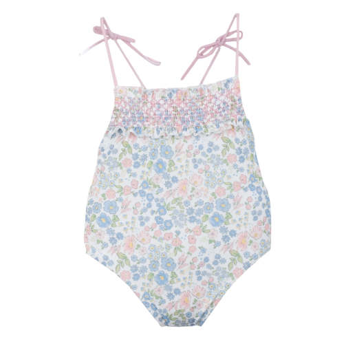Mia Curacao Baby Toddler Swimsuit in Pastel Flowers Liberty