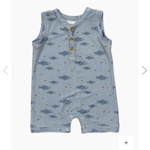 Boy's Sleeveless Romper