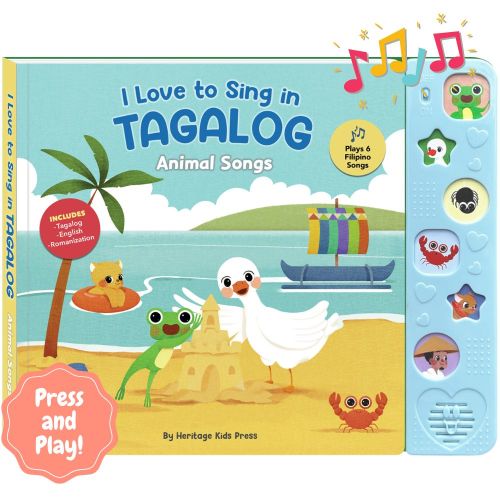 I Love to Sing in Tagalog: Animal Songs (Songbook)