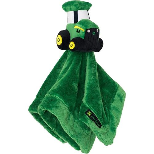 John Deere Baby Boy or Girl Plush Snuggle Lovey Green Tractor OS