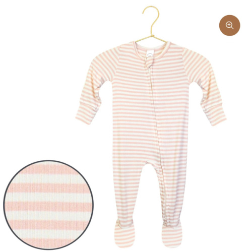 Harper Ribbed Zipper Footies