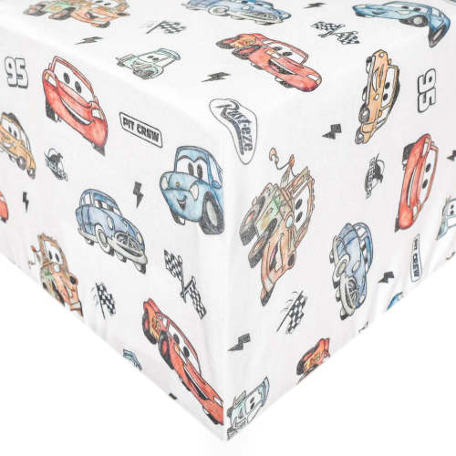 Premium Knit Fitted Crib Sheet - Disney Pixar Cars