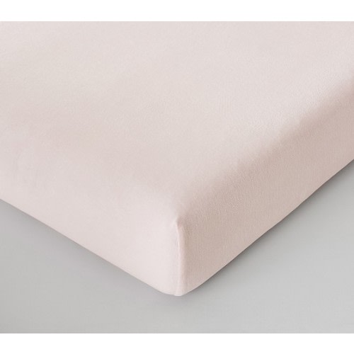 Velour Organic Crib Fitted Sheet | Pottery Barn Kids