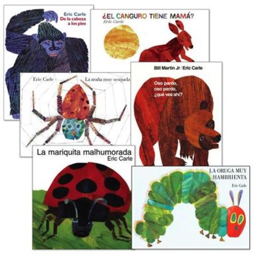 Kaplan Early Learning Eric Carle Spanish Books - Set of 6
