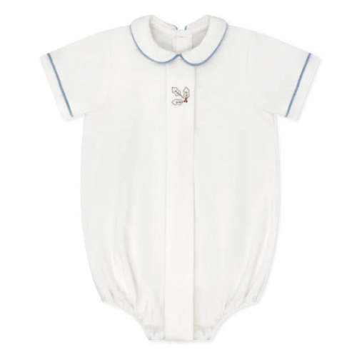Palmer Bubble - Winter White Velvet, Holly | The Little Lane Shop