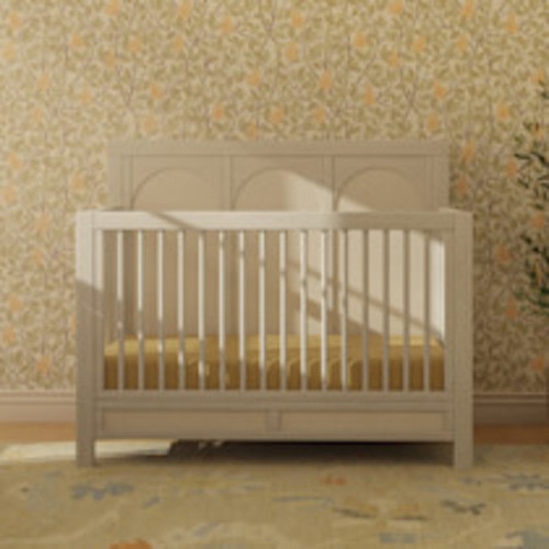 Namesake Eloise 4-in-1 Convertible Crib - White Driftwood And Performance Pearl Eco-Weave