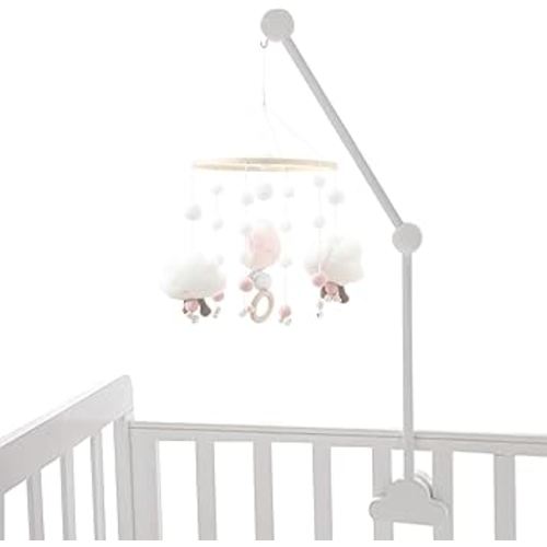 Baby Crib Mobile Arm,Wooden Baby Crib Mobile Holder,Cot HangingArm Wooden,Adjustable Hanger for Nursery Decor Mount Bed Bell Holder(White) : Amazon.com.au: Baby
