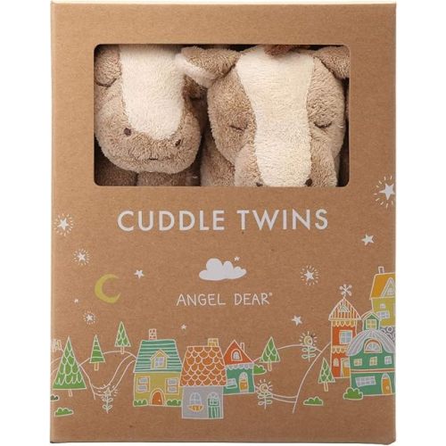 Angel Dear Cuddle Twin Set, Brown Pony
