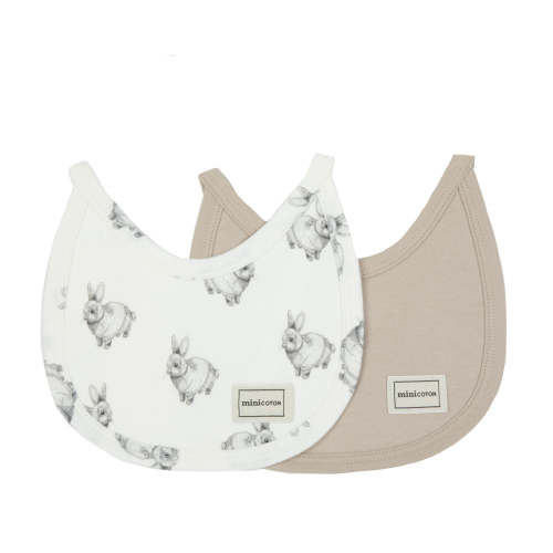 Pack Bibs Rabbit · Minicoton