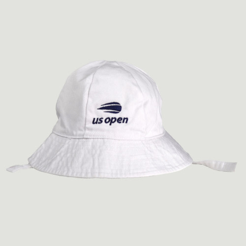 Infant Bonnet - White-Navy