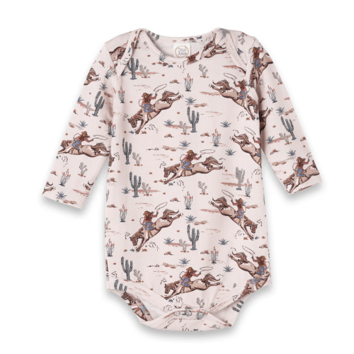 Prairie Princess Baby Girl Western Bamboo Bodysuit