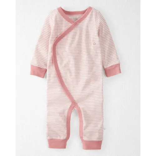Baby Organic Cotton Wrap Sleep & Play Pajamas in Stripes - Little Planet | Carter's