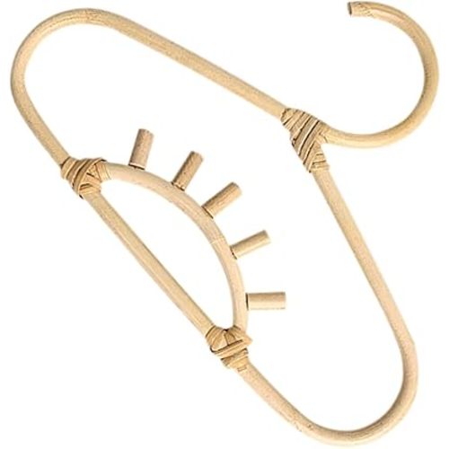 Children Hanger Rattan Baby Hangers Baby Closet Hangers for Nursery for Closet Rattan Mini Skirt Clothes Toddler Manual Ledge