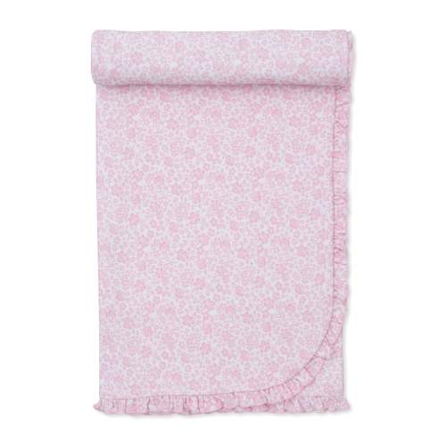Country Gardens Pink Blanket