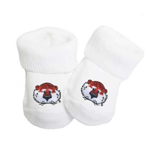 Future Tailgater Auburn Tigers Collegiate Licensed Baby Toe Bootie Socks 0-9 Months