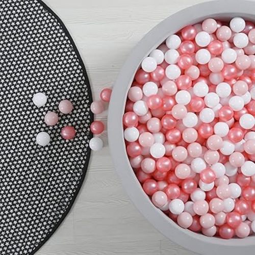 GOGOSO Ball Pit Balls for Toddles Kids Plastic Ballpits Accessories Crush Proof Durable Fun Shape Play Baby Bath Toys 50 100 200 500 1000
