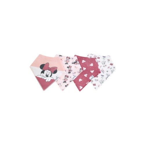 Assorted 4-Pack Bandana Bibs, One Size