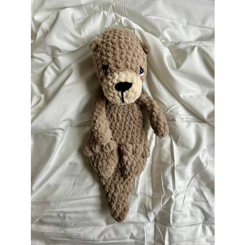Oslo the Otter, baby lovey, baby snuggler, baby shower gift, otter lovey, baby toy, security blanket, otter stuffed animal