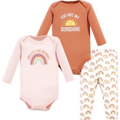 Cotton Bodysuit and Pant Set, 3-6M