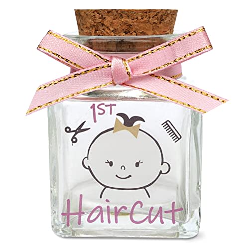 First Haircut Keepsake Holder, First Curl Keepsake Box for Kids Baby Keepsake Box Baby Shower for Babies to Keep The Childhood Memory - Girl